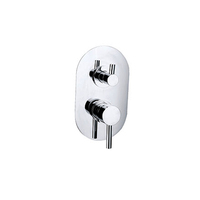 Vanne thermostatique exposée en laiton WRAS avec kit de rail coulissant Accessoires de robinet de salle de bain