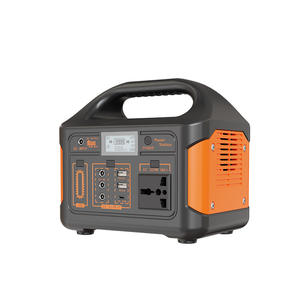 Banque d'alimentation portable d'urgence domestique 300W/220V, batterie LiFePO4 MPPT, écran LED, onduleur à onde sinusoïdale pure, sortie 110V - Product Image 1