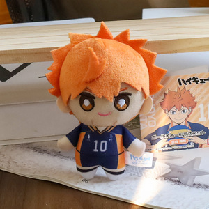 New 10cm Mini Plush Keychain Anime Character Hinata Shoyo <b>Cute</b> Cartoon Anime Plush <b>Dolls</b> Keychain Kawaii Plush Toys Grab <b>Dolls</b> - Product Image 3