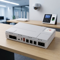 NIUNIU Kapasitas Tinggi Pengisian Cepat 24W 5V/9V/12V/24V Baterai Lithium Cadangan Fase Tunggal POE DC Mini UPS untuk CCTV/Router WiFi