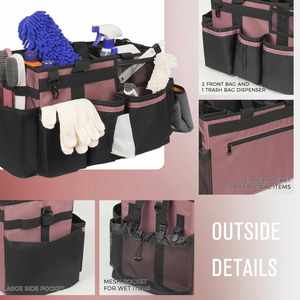 Extra-Large <b>Cleaning</b> <b>Caddy</b>, Organizer with Handles for <b>Cleaning</b> Tools & Products Storage Car Wash Tools Bag - Product Image 3