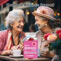 Gummies SUNI OEM/ODM à marque privée pour le soutien de la ménopause, supplément végétalien à la pectine pour l'humeur et le sommeil, à base de plantes naturelles