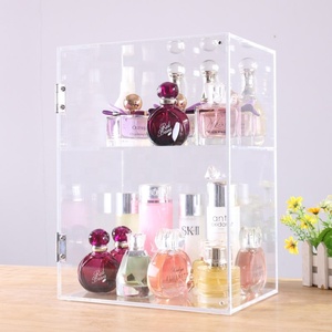 Transparent acrylic display organizer for perfume bottle