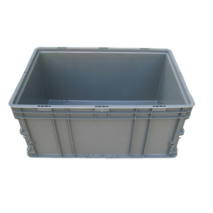 Bán buôn thân thiện với môi chất liệu PP Stackable lưu trữ Trái Cây Rau Heavy Duty Thùng nhựa nhựa nhựa <span class=keywords><strong>container</strong></span> - Product Image 2