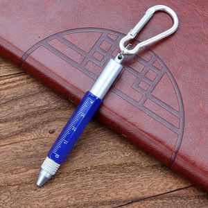 Personalized Design 6 in 1 Plastic Portable Keychain Ball <b>Pen</b> with Custom Logo for Engineer <b>Gifts</b> - Product Image 6