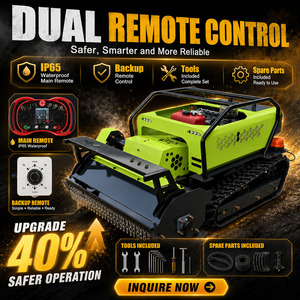 Nuevo Modelo 2026 Desbrozadora de Cuchillas con Control Remoto, Motor Koop de 18hp, Ancho de Corte de 1000mm, Caja de Herramientas Integrada, Orugas Anchas, Snp-1000-hst Dual - Product Image 1