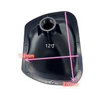 Klaxon de réseau de lignes professionnel tout noir Accessoires audio haut de gamme Klaxon large 612 pour CI