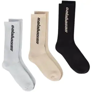 Hommes Polaire Personnalisé Tricot Brodé Basketball Équipage Chaussettes Terry Hip-Hop Chaussettes avec Logo Sports Athlétique Cyclisme Coton Adulte