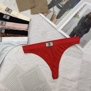 Slip da bagno sexy Yicheng in stile Victoria's Secret, a vita bassa, con schiena a T, in maglia elasticizzata, tinta unita, per <span class=keywords><strong>donna</strong></span>, <span class=keywords><strong>mini</strong></span> <span class=keywords><strong>perizoma</strong></span> - Product Image 6