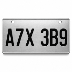 Placa de Matrícula <span class=keywords><strong>Personalizada</strong></span>, Placa de Metal con Número Personalizado, Texto Personalizado, Placa para Auto o Moto, Regalo para Vehículo, OEM Personalizado - Product Image 1