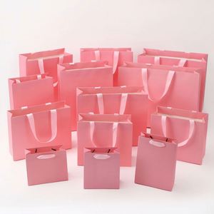 7.8x3.9x11 Inches Small Shopping Wrap Bags with Handles Bulk <b>Wrapping</b> Bag for Wedding Craft Grocery Boutique Retail Business - Product Image 1