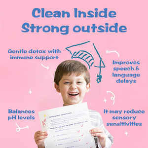 Gouttes de détoxification à la zéolite pour enfants, soutien minéral naturel pour un nettoyage doux et une détoxification quotidienne, végétalien, sans OGM, sans gluten, facile à utiliser - Product Image 2