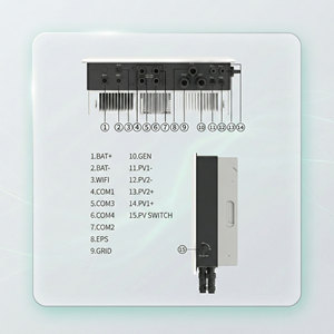 Inversor/Carregador Híbrido de 10.2kW, 230V 51.2V 2MPPT IP65 CAN RS485, Inversores Solares Híbridos de 15kW - Product Image 3