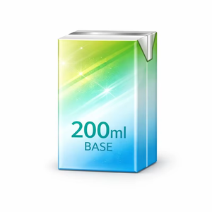 Aseptic Packaging Material <b>Roll</b> for 200ml Packs | High Barrier Paper/Al/PE | Custom Print OEM - Product Image 1