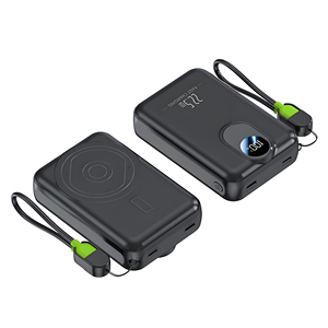 Power Bank Magnetico Wireless Portatile ad Alta Capacità 20000mAh, Caricatore PD20w a Ricarica Rapida con Cavo Integrato e Cordino <span class=keywords><strong>per</strong></span> <span class=keywords><strong>Smartphone</strong></span> - Product Image 1