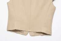 Manteau trench court kaki croisé pour femme, modèle 2026, avec ceinture et col à revers, fabrication OEM/ODM par usine chinoise