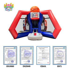 Jeu <span class=keywords><strong>de</strong></span> carnaval gonflable commercial AirFunPro en PVC, jeu <span class=keywords><strong>de</strong></span> tir sur cible à 3 rangées, basket-ball, château gonflable, terrain <span class=keywords><strong>de</strong></span> football facile à <span class=keywords><strong>installer</strong></span> - Product Image 4