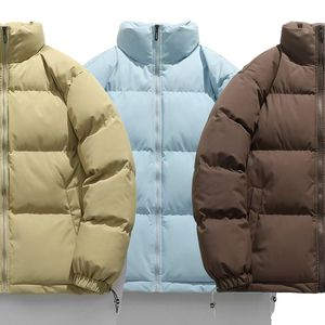 Chaqueta de Invierno Casual para Hombre, de Alta Calidad, con Cuello Alto y Cierre, Gruesa y Cálida, para Exteriores, Tallas Grandes, Personalizable y de Moda - Product Image 4