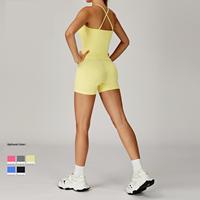Ensemble 2 pièces décontracté pour femme, extensible, simple, basique, écologique, en Spandex/Nylon, extensible dans les quatre sens, couleur unie, pour Noël