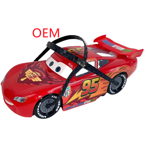 Cubo de Palomitas de Maíz con Forma de Coche de Juguete Personalizado OEM, Contenedor de Plástico para Palomitas de Maíz de 60 oz, Fabricación de Cajas de Palomitas de Maíz con Personajes de Alta Calidad - Product Image 1