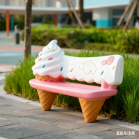 Banc en fibre de verre personnalisé en forme de carotte, mobilier d'extérieur, sièges décoratifs en forme de nourriture pour centres commerciaux et jardins, canapé de salon pour parcs