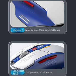 Vente en gros Nouveau design <span class=keywords><strong>Inphic</strong></span> F9 Mecha 2400DPI Souris de jeu sans fil rechargeable 2.4G Souris de jeu de bureau de charge - Product Image 6