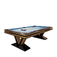Table de billard en ardoise en bois massif de haute qualité, 7, 8 ou 9 pieds, style rustique personnalisé, multifonctionnelle, qualité tournoi, pour la maison