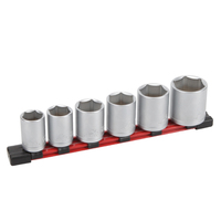 KAFUWELL SS4067G 6 pièces 1/2" Dr. Jeu de douilles en acier au chrome-vanadium pour réparation automobile, garantie 1 an, vente chaude
