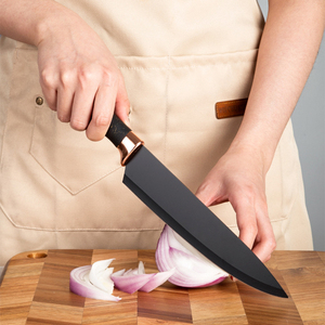 Ensemble de <span class=keywords><strong>couteaux</strong></span> de cuisine 9 pièces en acier inoxydable avec support à <span class=keywords><strong>couteaux</strong></span> en acrylique - Product Image 5