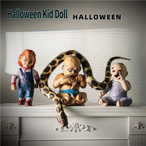 Nuevo Adorno Decorativo de Látex de Halloween: Serpiente, Cadena de Pie Roto, Araña, Muñeco Fantasma - Product Image 1