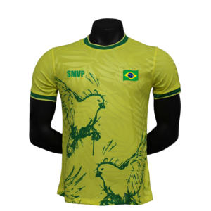 Shorts de football pour hommes style brésilien SMVP, qualité thaïlandaise originale, édition fan 2026, séchage rapide, respirant, 100 % polyester - Product Image 2