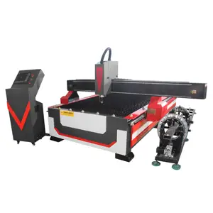 1530 4 Axis Gantry Rotary Device Metal Pipe Tube Sheet CNC Plasma Table Cutting Cutter Machine For Sale