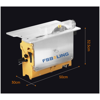 Fsboling Sierras de mesa portatiles de alta calidad de aleacion de aluminio con interruptor de control electrico externo