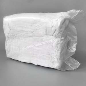 Trapos de Limpieza Industriales de Algodón Reciclado 100% Grado A, Blancos, Absorbentes de Agua y Aceite, Suaves para Uso Marino - Product Image 1