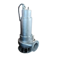40hp Vidange submersible des eaux usées Pompes centrifuges WQB Pompe submersible en acier inoxydable 6 pouces eaux usées haute température