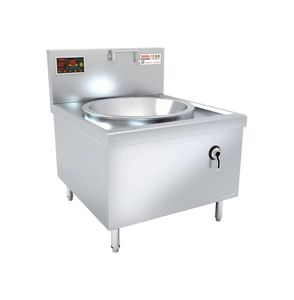 Brûleur à <span class=keywords><strong>wok</strong></span> commercial en acier inoxydable <1000W avec commande intelligente, installation sur plan de travail étanche - Product Image 2