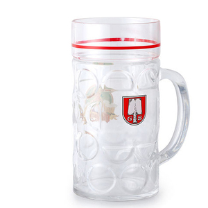 Plastic Herbruikbare Koude Magische Drinktemperatuur Verandering Kleur Cup Met Handvat - Product Image 1