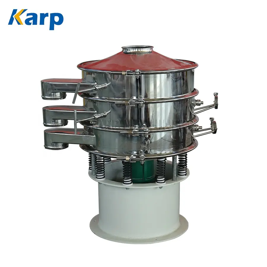 Wheat Vibration Sieve Shaker Stainless Steel Food Grade Vibrating Flour Sifter Machine