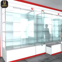 Meilleur fournisseur de vitrine en verre pour magasin de tabac LED, vitrine de présentation complète pour magasin de détail