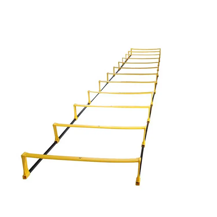 Escalera de elevación 3M de 6 peldaños-2 en 1, vallas de velocidad y escalera, escalera de agilidad, entrenamiento para deportes