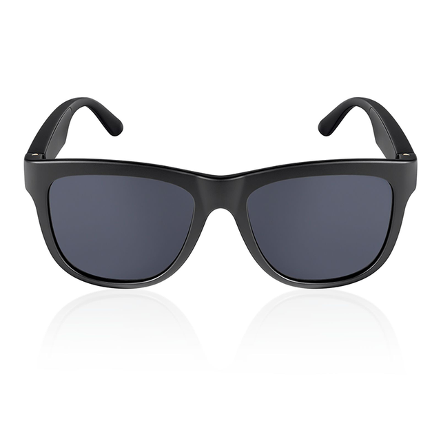 Stylish Smart Eyeglasses Classic Black Frame Replaceable Lenses Smart Audio Sunglasses for Female