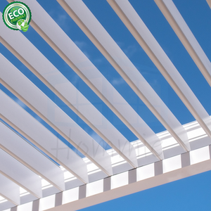 Foshan Design Gazebo en aluminium bioclimatique Pergola d'extérieur à toit persienne motorisée pour terrasse - Product Image 5