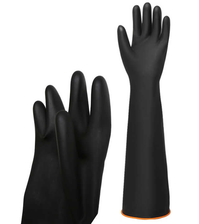 Highquality Acid And Alkali Resistant Latex Rubber Industrial Gloves