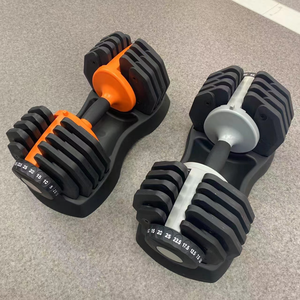Top Quality Iron Rubber Fitness Equipment for Weight Lifting Gymnastics Exercise Accessory and Home Gym Adjustable <b>Dumbbells</b> - Product Image 5