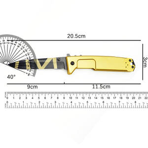 <span class=keywords><strong>Precio</strong></span> de fábrica 9cr18mov Cuchillo de <span class=keywords><strong>rescate</strong></span> de supervivencia Cuchillo plegable de caza de alta dureza - Product Image 6