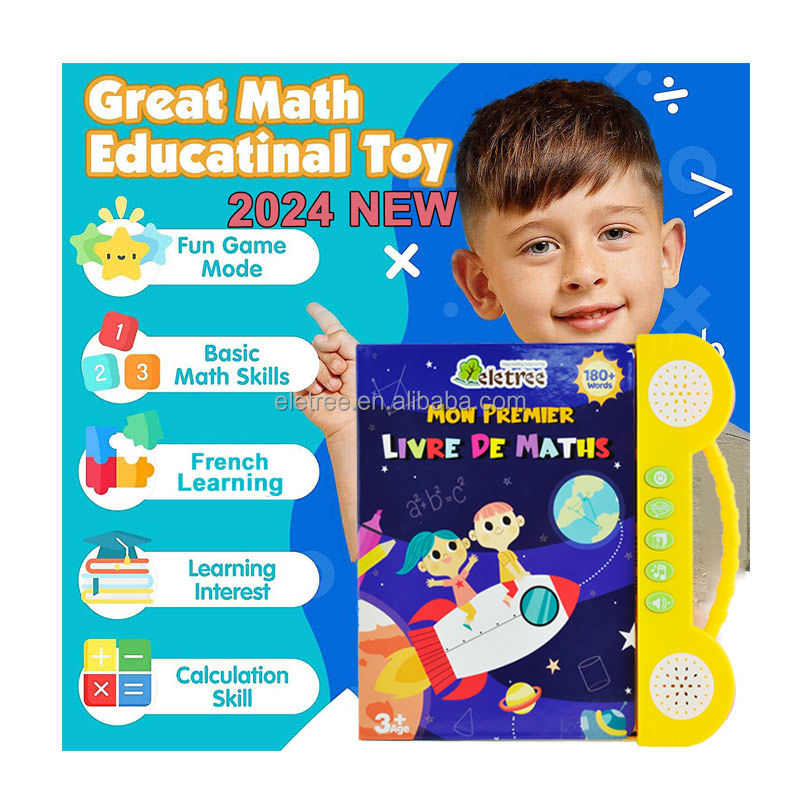 Libro electrónico para niños en francés e inglés Livre de Mathematiques Pour Les Enfants Juego de matemáticas Recursos didácticos Juguetes educativos