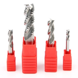 Wholesale Hrc55 3 Flutes Spiral groove Solid Carbide Roughing <strong>End</strong> <strong>Mill</strong> <strong>for</strong> Aluminium <strong>Copper</strong> - Product Image 1