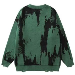 Vente en gros de nouvelles tendances Pull confortable à manches longues de couleur unie à col rond pour hommes pour automne hiver tricots - Product Image 4