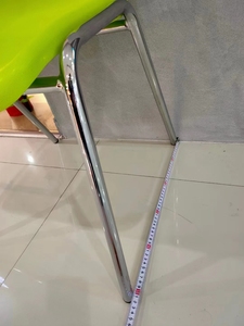 Sedia moderna in metallo di lusso impilabile in plastica nuovo Design per casa ufficio e casa confortevole da allenamento per casa - Product Image 6