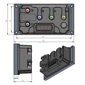 Controlador de Potencia sin Escobillas de Accionamiento Directo Ajustable de 48-72V 210A 4000W para Bicicleta Eléctrica, Motocicleta, Motos Eléctricas - Product Image 4